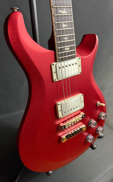 PRS S2 McCarty 594 Thinline Satin Electric Guitar Red Apple Metallic w/ Gig Bag
