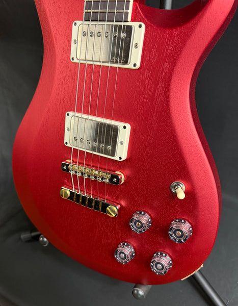 PRS S2 McCarty 594 Thinline Satin Electric Guitar Red Apple Metallic w/ Gig Bag