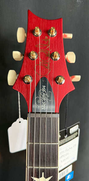 PRS S2 McCarty 594 Thinline Satin Electric Guitar Red Apple Metallic w/ Gig Bag