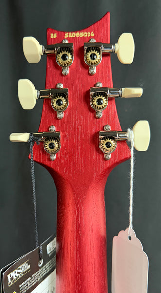 PRS S2 McCarty 594 Thinline Satin Electric Guitar Red Apple Metallic w/ Gig Bag