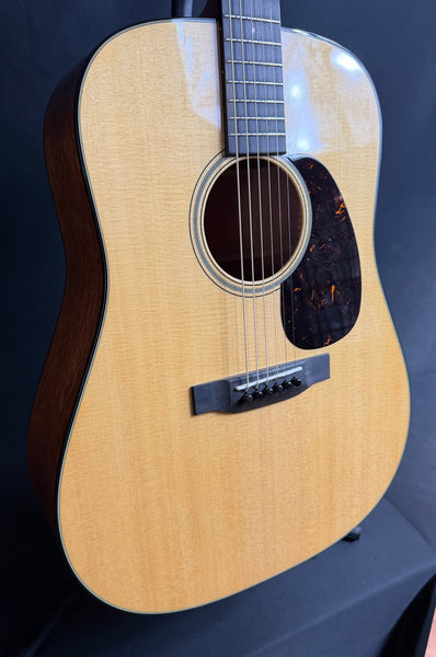 Martin D-18 (2025) Dreadnought Acoustic Guitar Gloss Natural Finish w/ Case