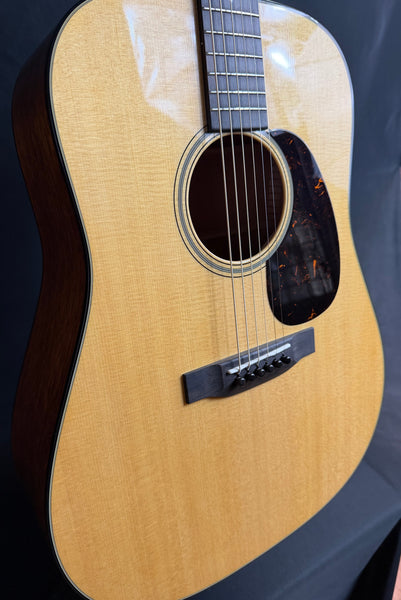Martin D-18 (2025) Dreadnought Acoustic Guitar Gloss Natural Finish w/ Case