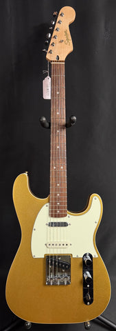 Squier Paranormal Custom Nashville Stratocaster Electric Guitar Aztec Gold Finish (634)