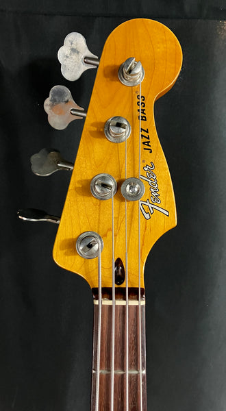 Fender Modern Player Jazz Bass 4-String Bass Guitar Transparent Black