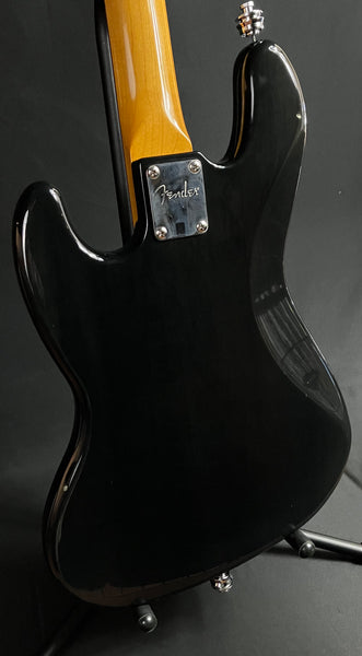Fender Modern Player Jazz Bass 4-String Bass Guitar Transparent Black