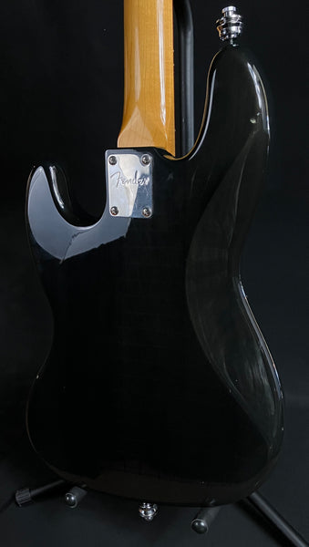 Fender Modern Player Jazz Bass 4-String Bass Guitar Transparent Black