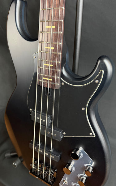 Yamaha BB734A Broad Bass 4-String Bass Guitar Translucent Matte Black w/ Gig Bag (049)