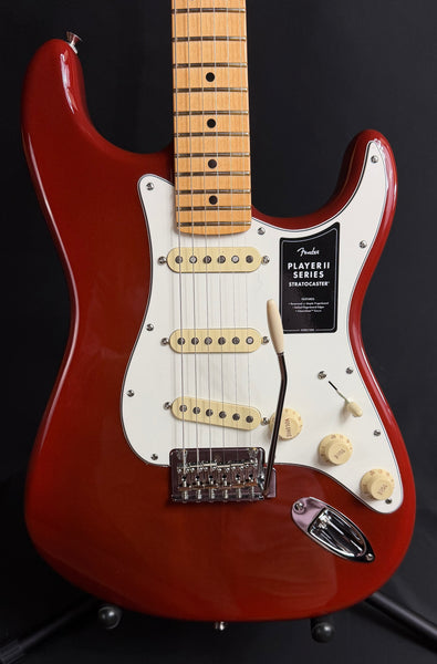 Fender Player II Stratocaster Electric Guitar Transparent Mocha Burst Finish