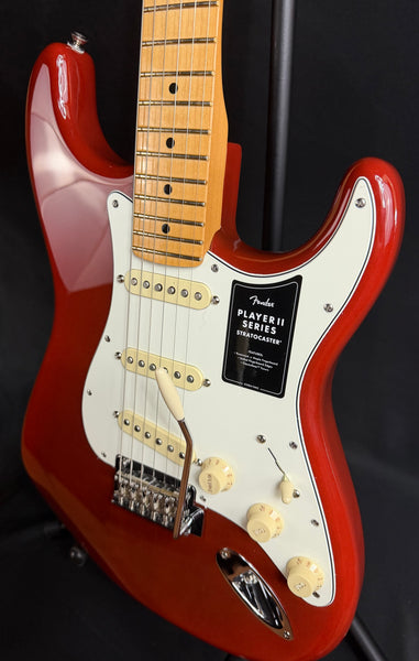 Fender Player II Stratocaster Electric Guitar Transparent Mocha Burst Finish