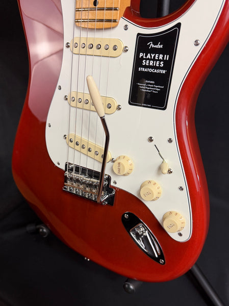 Fender Player II Stratocaster Electric Guitar Transparent Mocha Burst Finish