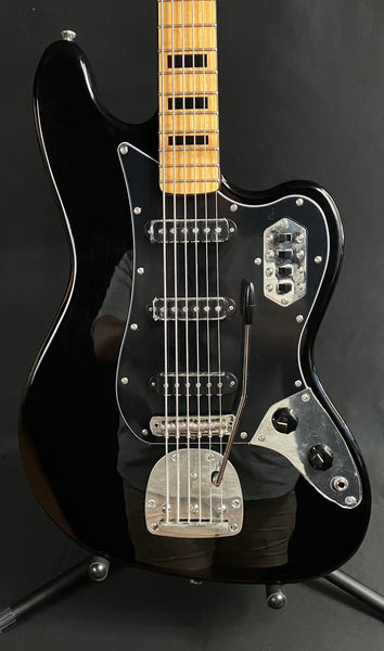 Squier FSR Classic Vibe Bass VI Electric Guitar Gloss Black w/ Matching Headstock
