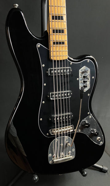 Squier FSR Classic Vibe Bass VI Electric Guitar Gloss Black w/ Matching Headstock