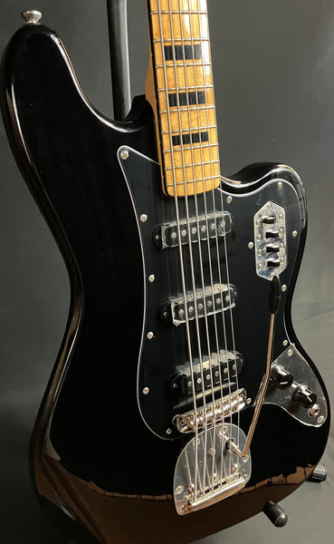 Squier FSR Classic Vibe Bass VI Electric Guitar Gloss Black w/ Matching Headstock