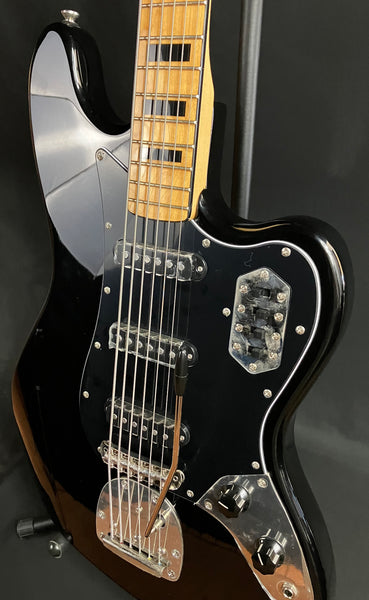 Squier FSR Classic Vibe Bass VI Electric Guitar Gloss Black w/ Matching Headstock