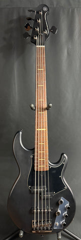 Yamaha BB735A Broad Bass 5-String Bass Guitar Translucent Matte Black w/ Gig Bag (034)