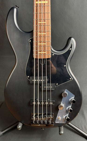 Yamaha BB735A Broad Bass 5-String Bass Guitar Translucent Matte Black w/ Gig Bag (034)