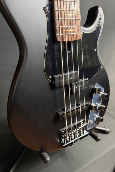 Yamaha BB735A Broad Bass 5-String Bass Guitar Translucent Matte Black w/ Gig Bag (034)