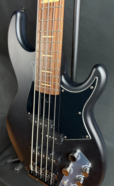 Yamaha BB735A Broad Bass 5-String Bass Guitar Translucent Matte Black w/ Gig Bag (034)