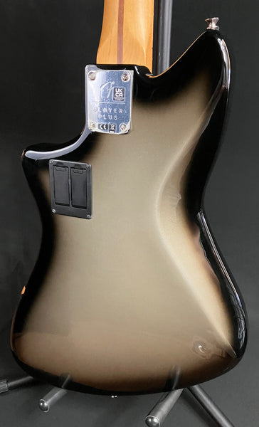 Fender Player Plus Active Meteora Bass 4-String Bass Guitar Silverburst w/ Gig Bag (111)