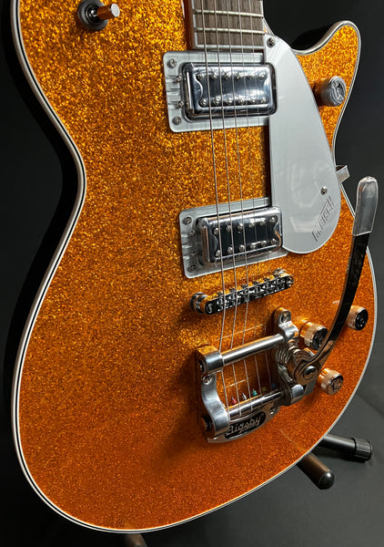 Gretsch G5230T Electromatic Sparkle Jet FT Electric Guitar Gold Sparkle Finish