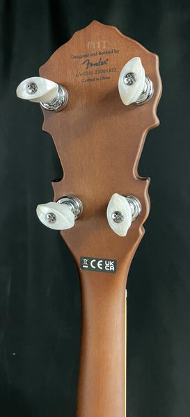 Fender PB-180E Paramount Open Back 5-String Banjo w/ Fishman Pickup (433)