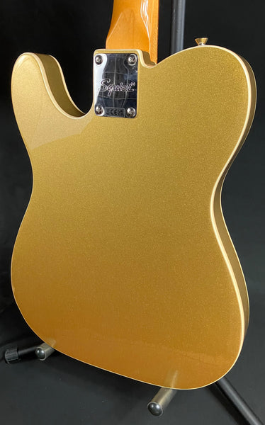 Squier Classic Vibe Custom Telecaster SH Electric Guitar Aztec Gold w/ Bigsby