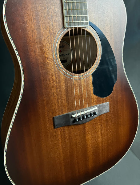 Fender PD-220E Dreadnought Acoustic-Electric Guitar Aged Cognac Burst w/ OHSC