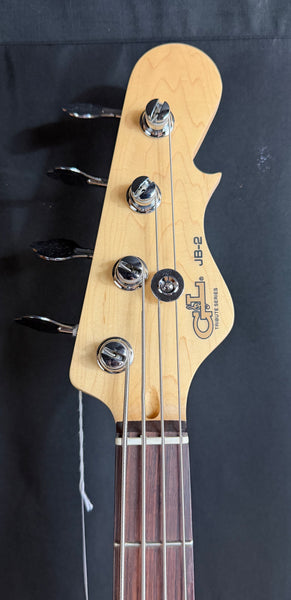 G&L Tribute JB-2 4-String Bass Guitar Sonic Blue Finish