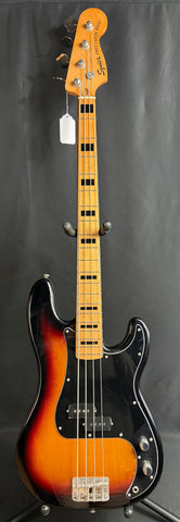 Squier Classic Vibe 70's Precision Bass 4-String Bass Guitar 3-Tone Sunburst (663)