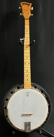 Deering Goodtime 5-String Resonator Banjo Blonde Natural Finish w/ TKL Gig Bag