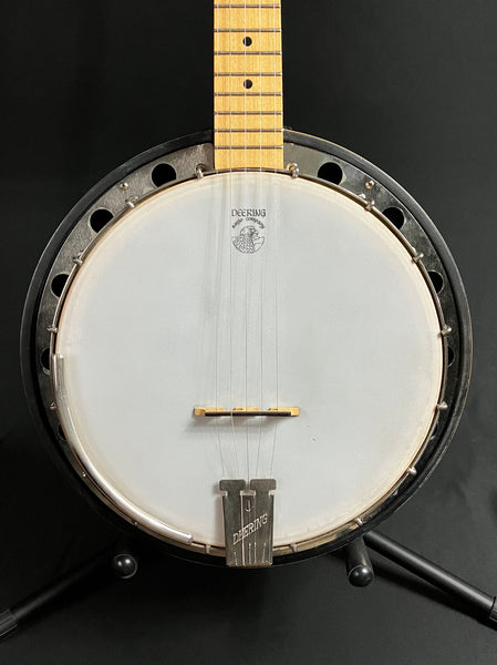 Deering Goodtime 5-String Resonator Banjo Blonde Natural Finish w/ TKL Gig Bag