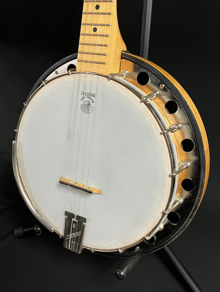Deering Goodtime 5-String Resonator Banjo Blonde Natural Finish w/ TKL Gig Bag