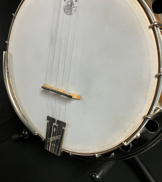 Deering Goodtime 5-String Resonator Banjo Blonde Natural Finish w/ TKL Gig Bag