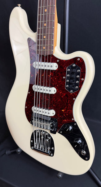 Fender Vintera III Early '60s Bass VI Electric Guitar Olympic White Finish w/ Gig Bag