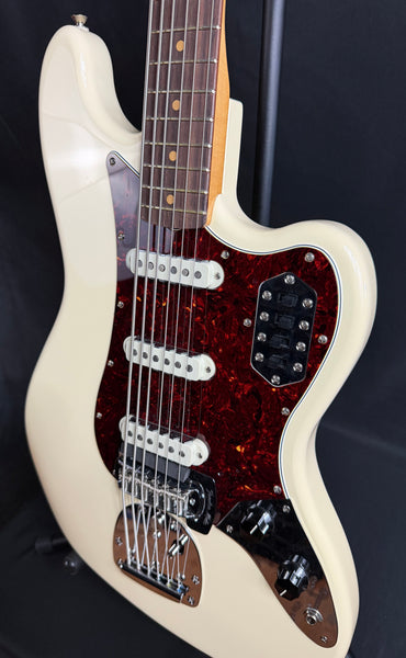 Fender Vintera III Early '60s Bass VI Electric Guitar Olympic White Finish w/ Gig Bag