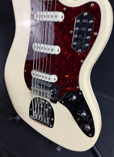 Fender Vintera III Early '60s Bass VI Electric Guitar Olympic White Finish w/ Gig Bag