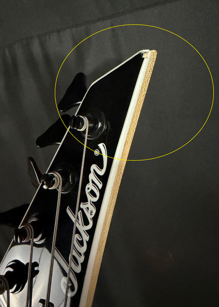 Jackson JS3Q Kelly Bird Bass 4-String Bass Guitar Transparent Blue Burst