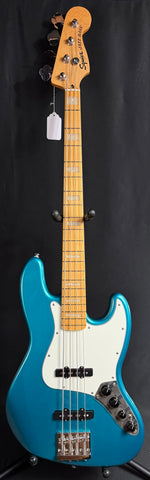 Squier Classic Vibe Active 70's Jazz Bass 4-String Bass Guitar Ocean Turquoise Finish (66)
