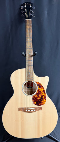 Eastman PCH3-GACE Grand Auditorium Cutaway Acoustic-Electric Guitar Natural w/ Gig Bag