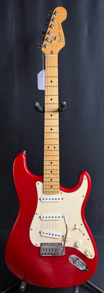 1989 Fender American Standard Stratocaster Electric Guitar Candy Apple Red w/ Case