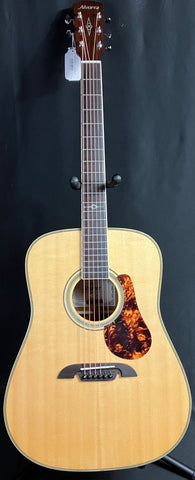 Alvarez MD60 Herringbone Masterworks Dreadnought Acoustic Guitar Natural w/ Gig Bag