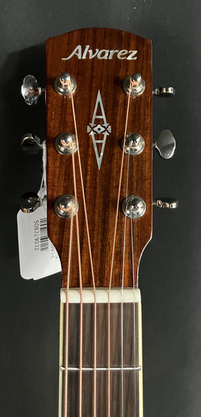 Alvarez MD60 Herringbone Masterworks Dreadnought Acoustic Guitar Natural w/ Gig Bag