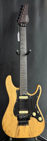 Schecter Sun Valley Super Shredder Exotic Black Limba Electric Guitar Satin Natural