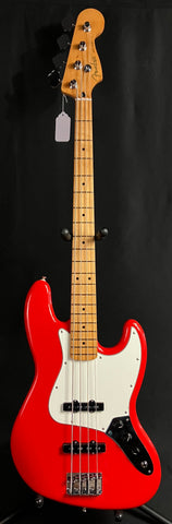 Fender Player II Jazz Bass 4-String Bass Guitar Coral Red Finish