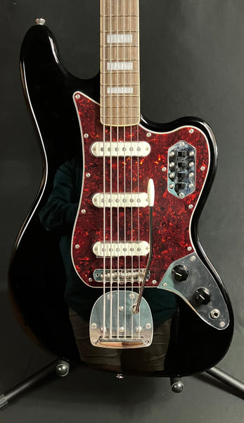 Squier Classic Vibe Bass VI Electric Guitar Gloss Black Finish