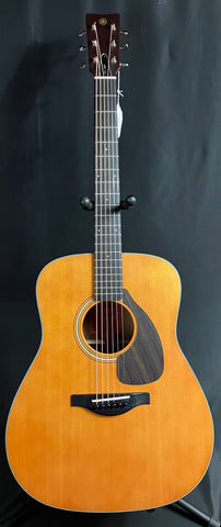 Yamaha FG5 Red Label Dreadnought Acoustic Guitar Vintage Natural Finish w/ OHSC (21A)