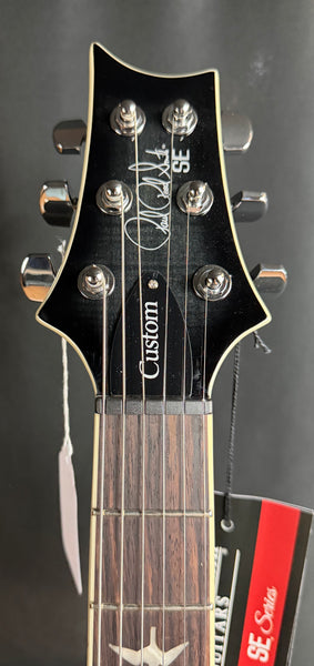 PRS SE Custom 24 Semi-Hollow Piezo Electric Guitar Charcoal Burst w/ Gig Bag