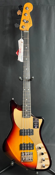 Fender American Ultra II Meteora Bass 4-String Bass Guitar Ultraburst w/ OHSC