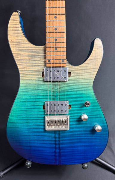 Schecter C-1 Standard Plus Electric Guitar Blue Fade Finish