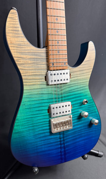 Schecter C-1 Standard Plus Electric Guitar Blue Fade Finish